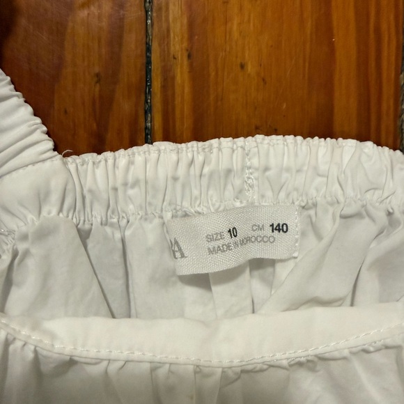 White Ruched Strap Top - Picture 2 of 3